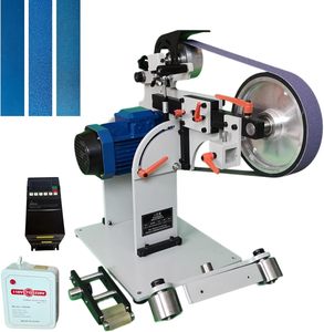 2 72-82 Belt <strong>Grinder</strong> Sander 2.2KW VFD Three Grinding Heads Zirconia Corundum <strong>Sand</strong> Belts (60/100/180) Compatible 2/72 Made - Product Image 6