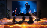 VEVHSAO ZERO 3 MAX Projecteur intelligent Android double Wi-Fi BT5 avec correction automatique de la distorsion trapézoïdale, haute luminosité, anti-poussière, LED, pour cinéma maison