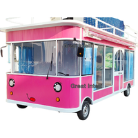 Camion-remorque de salon mobile électrique avec système d'eau chaude/froide, équipement de spa personnalisable, 110V/220V, garantie 1 an