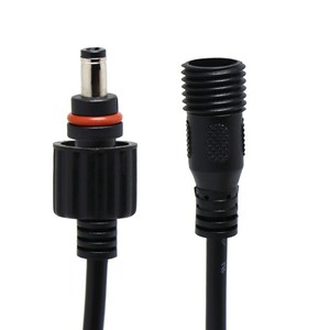 ขั้วต่อกันน้ำแบบ DC ตัวผู้ตัวเมีย สายไฟ 2 แกน สำหรับอุปกรณ์ LED ภายนอกอาคาร - Product Image 1