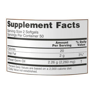 맞춤형 건강 보조 식품 밀배아유 소프트젤 대량 OEM 500mg 1000mg 밀배아유 캡슐 - Product Image 2