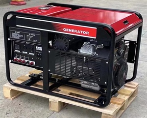 Mở loại 11Kw 12KW 13kw 14kw 17kw 18kw xách tay kép nhiên liệu khí máy phát điện đặt 2 Xi lanh khí đốt tự nhiên Xăng Xăng Xăng biến tần - Product Image 2