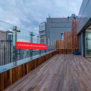 Pancartas de Poliéster Personalizadas de 16X64 Pulgadas/40X160cm, Ecológicas, Colores Brillantes, Estilo Colgante para Eventos en Interiores/Exteriores, Cumpleaños - Product Image 6