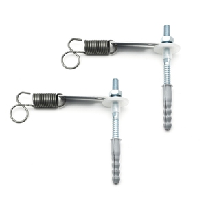 Fissaggi a molla in acciaio placcato, acciaio al carbonio, lega di alluminio per semicolonne, rondelle, bulloni, graffette, zinco - Product Image 1