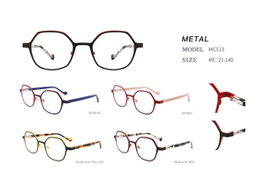 Yasee thiết kế mới <span class=keywords><strong>matel</strong></span> kính quang học khung thép không gỉ Kính quang học Hot Saling khung tên thương hiệu kính - Product Image 6