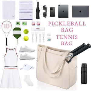 Bolsa Grande Impermeable de Poliéster para Raquetas de Tenis, Bádminton, Pickleball y Deportes de Raqueta para Mujer - Tamaño y Logotipo Personalizables - Product Image 5