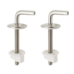 Kit de bisagras de repuesto S009K para asientos de inodoro, tornillo metálico con base de plástico - Product Image 1