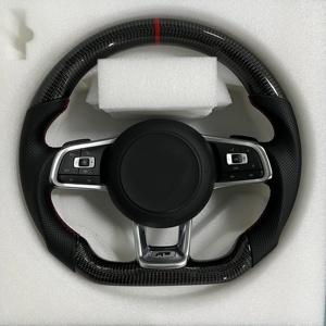 <span class=keywords><strong>Volante</strong></span> de Fibra de Carbono Forjado LED Personalizado para Volkswagen vw Serie GTI/Serie Golf 7R <span class=keywords><strong>Mk7</strong></span> <span class=keywords><strong>Mk7</strong></span>.5 <span class=keywords><strong>GLI</strong></span> con Botón de Encendido - Product Image 4
