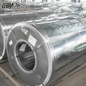 Bobinas de acero galvanizado DX51D Z100, bobina de tiras de acero galvanizado