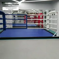 Ring de boxe sur pied en PU standard pour arts martiaux mixtes (Sanda) et combat libre