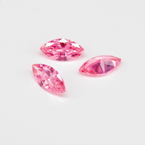 Diskon besar potongan <span class=keywords><strong>marquise</strong></span> warna merah muda longgar batu permata zirkonia kubik - Product Image 1