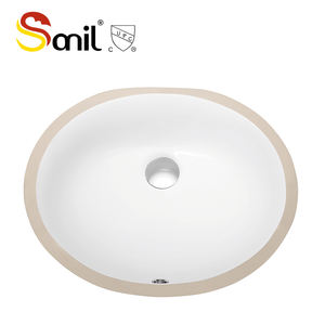 Lavandino in ceramica da bagno sospeso con canna di fucile bianco personalizzato all'ingrosso con prezzo competitivo - Product Image 3