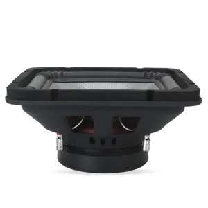 Subwoofer de altavoz para coche de 2 + 2 ohmios/4 + 4 ohmios, alta calidad, 10 pulgadas, potente Bobina de voz dual e imanes de ferrita, Subwoofer cuadrado