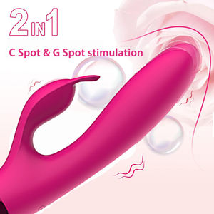 Odeco Dispositivo de masturbación impermeable juguetes sexuales estimulador vibradores dobles consolador condón vibrador juguetes sexuales para mujer - Product Image 3