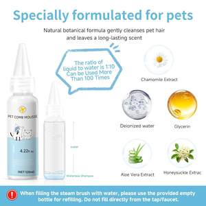 Cepillo Peine Masajeador a Vapor para Mascotas Gatos de Plástico para Aseo y Eliminación de Pelo - Product Image 6