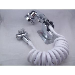 Juego de cabezal de ducha telescópico con filtro de mano para grifo de lavabo de baño, ducha externa, características imprescindibles para salas de champú, plástico - Product Image 1