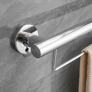 Barra de Seguridad para Baño, Barra para Toallas, Doble Uso Integrado, Acabado de Espejo, Acero Inoxidable, Diseño Moderno y Simple - Product Image 3