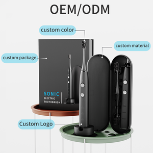 Spazzolino Elettrico Sonico Portatile per Uso Domestico con Servizio di Etichettatura Privata del Produttore, per Sbiancamento Dentale e Pulizia Dentale Media - Product Image 1