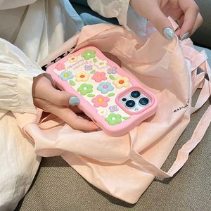 Custodia per telefono 3D con fiore stereoscopico in Silicone morbido per <span class=keywords><strong>iPhone</strong></span> <span class=keywords><strong>13</strong></span> 12 14 <span class=keywords><strong>Pro</strong></span> <span class=keywords><strong>Max</strong></span> 15 <span class=keywords><strong>Pro</strong></span> Cover per telefono floreale <span class=keywords><strong>rosa</strong></span> antiurto di lusso - Product Image 5