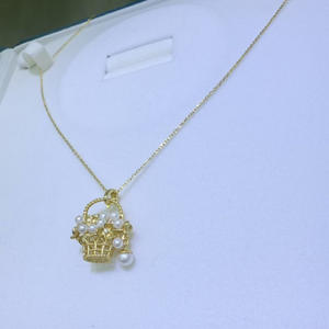 สร้อยคอเงินแท้ 2-4 มม. ดีไซน์ดอกไม้ประดับมุก  สำหรับผู้หญิง  แบรนด์ Xiaohongshu  แฟชั่นยอดนิยม  แข็งแรง  ทนทาน  ไม่มีตำหนิ - Product Image 4