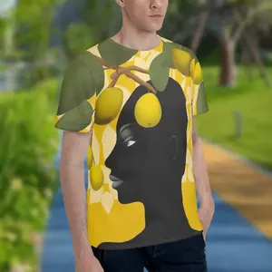 Camiseta ajustada con cuello redondo y etiqueta personalizada para hombre, 240-320gsm, peso de tela disponible, de gran tamaño, múltiple, incluye pantalla de seda - Product Image 6