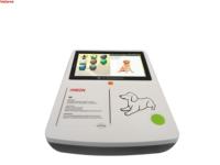 Uso veterinario Holter 7 plomo portátil veterinario Animal 3 canales Ecg Ekg electrocardiógrafo portátil máquina Digital