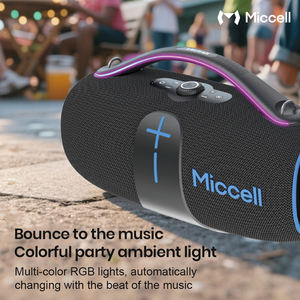 <span class=keywords><strong>ล</strong></span>ำโพงบลูทูธพกพา Miccell SP46 400W พร้อมพาวเวอร์แบงค์ 30000mAh สำหรับคาราโอเกะ กันน้ำระดับ IPX5 เสียงเบสหนัก เหมาะสำหรับใ<span class=keywords><strong>ช</strong></span>้งานก<span class=keywords><strong>ล</strong></span>างแจ้ง - Product Image 5