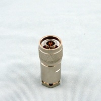 Connecteur coaxial RF mâle droit 50 ohms, type N, étanche IP67, boîtier en laiton pour câble coaxial LMR400, antenne 50 ohms