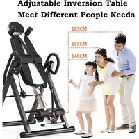 Şişirilebilir Bel Destekli İnversiyon Masası, Ayarlanabilir Amuda Durma Aleti, Sırt Ağrısı Giderici Ev Spor Salonu Fitness Ekipmanı