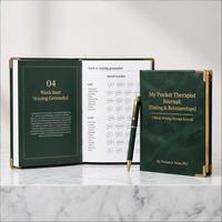 Carnet A5 personnalisé à couverture rigide en cuir, planificateur Loi d'Attraction, reliure spirale cousue, cadeau