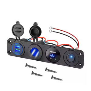 4-in-1 לוח כוח ימי 12v 4.2a מטען מתח קל הוביל מתג רוקר עבור הסירה רכב Rv - Product Image 1