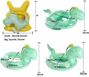 Flotador inflable para nadar, <span class=keywords><strong>Serie</strong></span> de anillos de dinosaurio de dibujos animados en 3D, nuevo diseño - Product Image 5