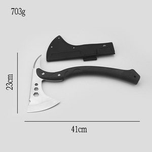 Tactical Pointed <b>Axe</b> Carbon Steel Head Plastic <b>Handle</b> Survival Tomahawk Industrial Grade Outdoor Use - Product Image 6