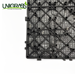<span class=keywords><strong>Herbe</strong></span> artificielle durable extérieure de carreaux de sol en <span class=keywords><strong>pierre</strong></span> du couplage pp d'UNI pour différents secteurs - Product Image 2