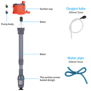 Bomba Submersível de Plástico 25W com Filtro Oxigenador para Aquário de Peixes e Tartarugas, Caixa de Aquário Transfronteiriça para Sala de Estar Incluída 220-240V - Product Image 6