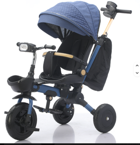 WQL - Tricycle multifonctionnel <span class=keywords><strong>pour</strong></span> enfants avec musique et éclairage, vélo bébé en métal de haute qualité - Product Image 5