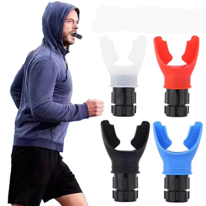 A0517 Entrenador de respiración Flexor de pulmones Ejercitador de fitness duradero Aumenta la capacidad pulmonar Respiración ajustable Respiración profunda - Product Image 1