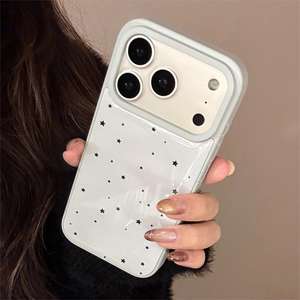 Funda para iPhone 17 Pro Max, diseño simple de estrella azul en resina, protección total contra golpes. - Product Image 5