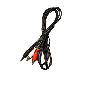 3.5mm để kép RCA 1.2m âm thanh cáp Splitter tinh khiết đồng dẫn PVC Áo khoác Độ phân giải 1080p cho máy tính kết nối loa - Product Image 6