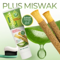 Dentifrice à base de MISWAK, formule 100% naturelle enrichie en MISWAK pur pour un blanchiment des dents professionnel et un soin complet des gencives