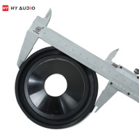 HY AUDIO Pièces d'enceintes en promotion : Cône d'enceinte 4 pouces en promotion, Nouveau modèle de haut-parleurs de médiums, Cône en carbone, Matériau plastique