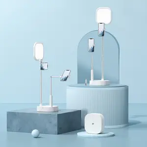 USAMS light ring trending tiktok foldable portable selfie phone stand holder fill light lamp ring light with tripod