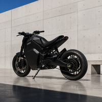 Moto électrique à moteur central 7500W, vitesse maximale 130 km/h, vélo de course électrique silencieux, transmission par courroie, frein à disque hydraulique, vélo électrique sportif