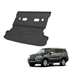Tapis de <span class=keywords><strong>coffre</strong></span> de <span class=keywords><strong>voiture</strong></span> imperméable de qualité supérieure, design professionnel, pour Mitsubishi Pajero V73 V97 V93 7 places 2010-2020 - Product Image 2