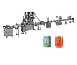 Minimáquina de producción de leche en polvo a pequeña escala automática, máquina de llenado y embalaje, equipo de fabricación