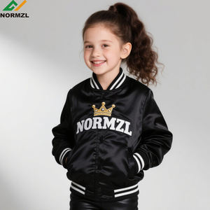 سترة ساتان بشعار مطرزة مخصصة للفتيات ، ابتهاج دافئ ، بدلة رياضية ، نادي الرقص - Product Image 2