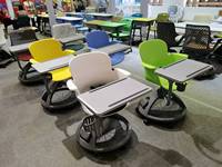 Chaise d'étude moderne GUANGWEI pour étudiants universitaires avec tablette d'écriture pour salle de classe et usage scolaire
