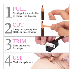 Kit de Maîtrise des Sourcils pour Débutants Microblading avec Pochoirs, Encre, Gel Sourcils, Lame, Pinceau, Règle – Outil pour Académies de Formation - Product Image 5