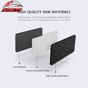 Alfombrillas para Benz R230 SL-Class 03-12, 2 uds., alfombras antideslizantes izquierda y derecha, terciopelo negro - Product Image 5