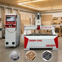 Router CNC Industrial de Alta Precisión 4*8 pies con Bomba de Vacío para Grabado en Madera, Placas 3D, MDF, Escritorios, Gabinetes y Paneles